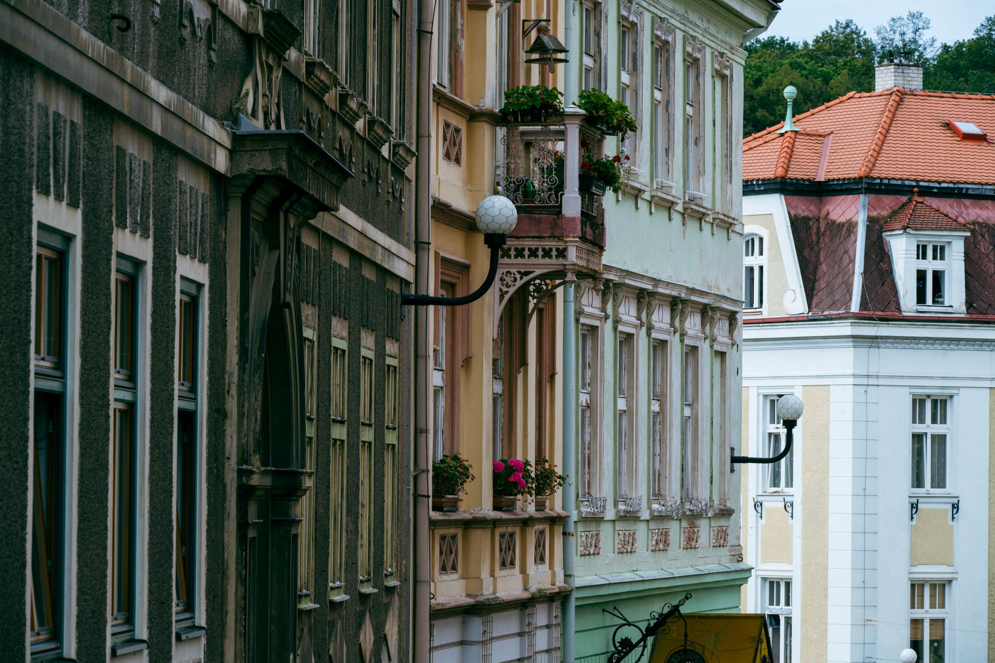 Fassaden der Stadt
