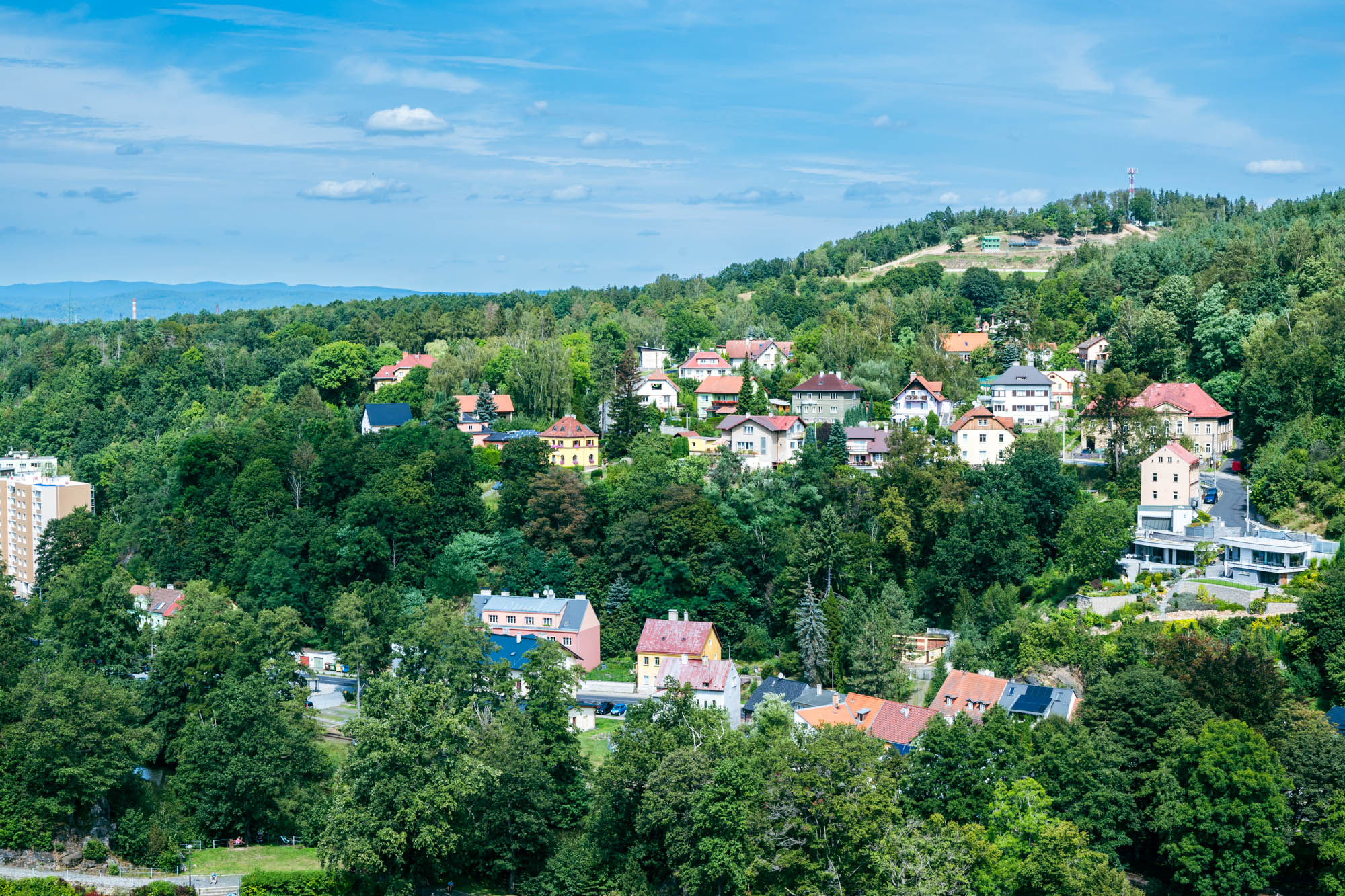 Blick Ausblick aus dem Turm