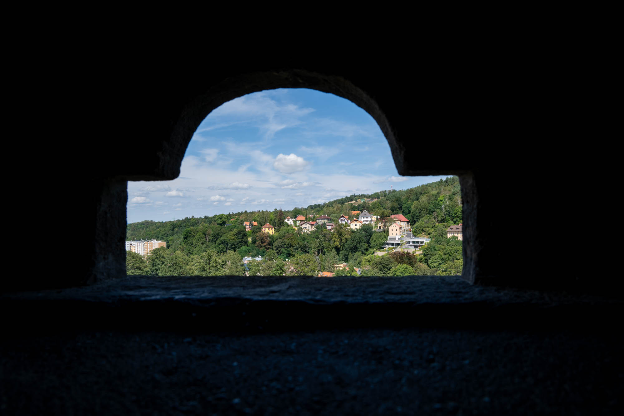 The city within a single frame.