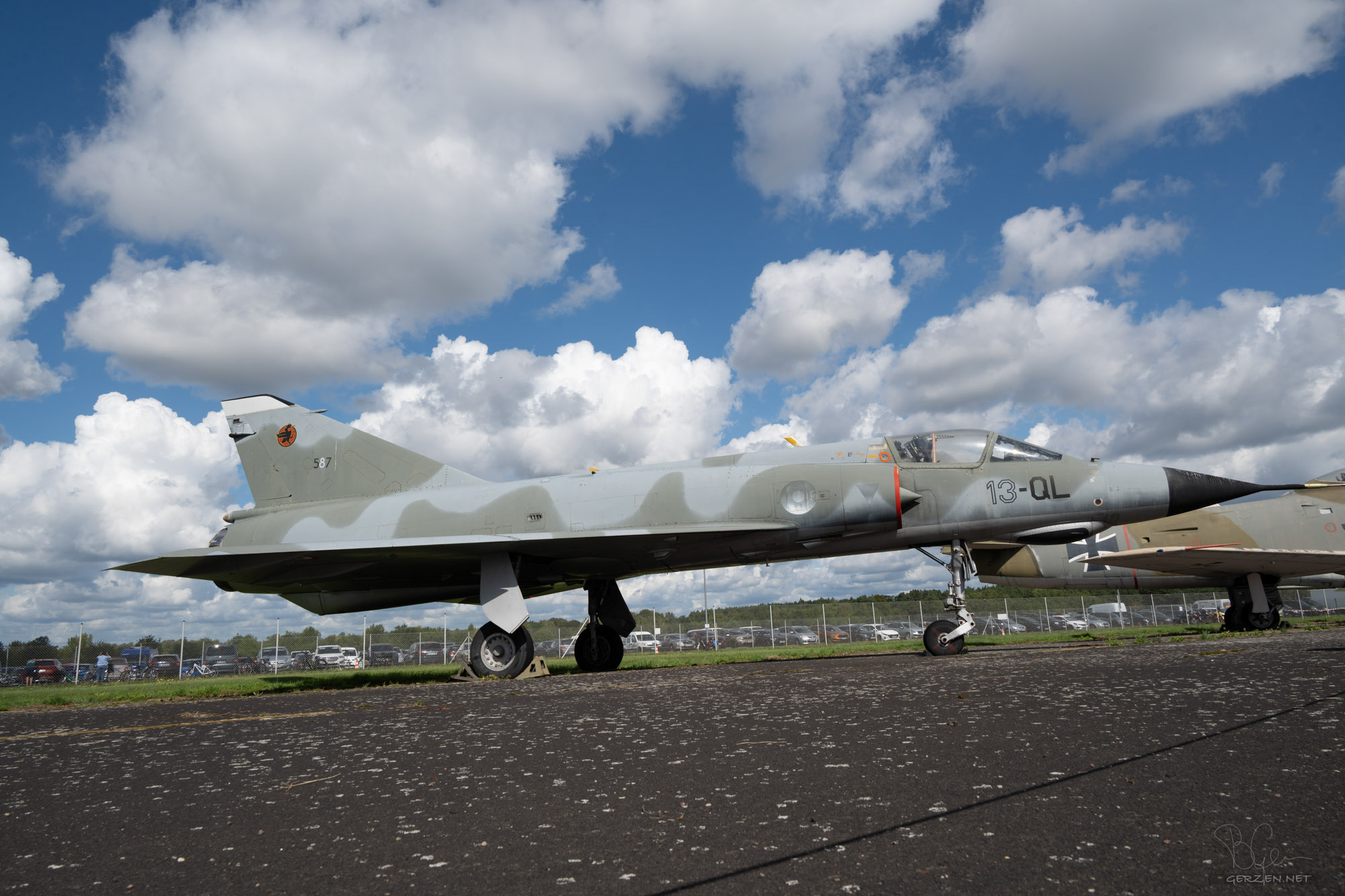 Dassault Mirage III - a multipurpose supersonic aircraft, France. Looks like it's straining to get into the sky.